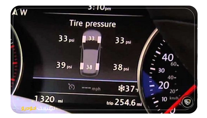 سیستم کنترل فشار تایر_نیکبخت خودرو